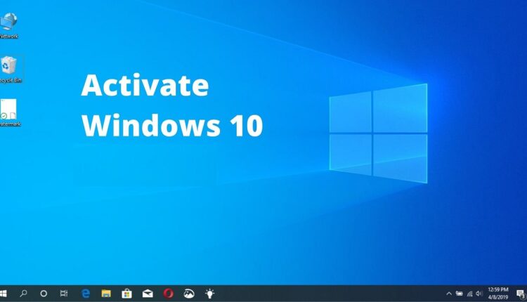 تنشيط ويندوز 10