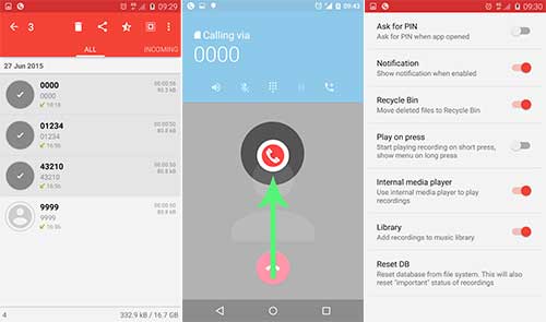 مميزات تطبيق تسجيل المكالمات Call Recorder- ACR