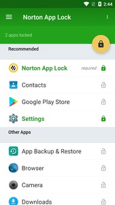 تطبيق القفل Norton App Lock