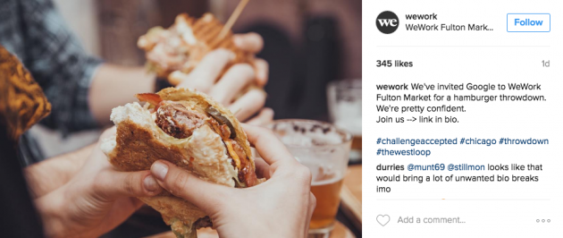 شركة مساحات العمل التعاونية  WeWork