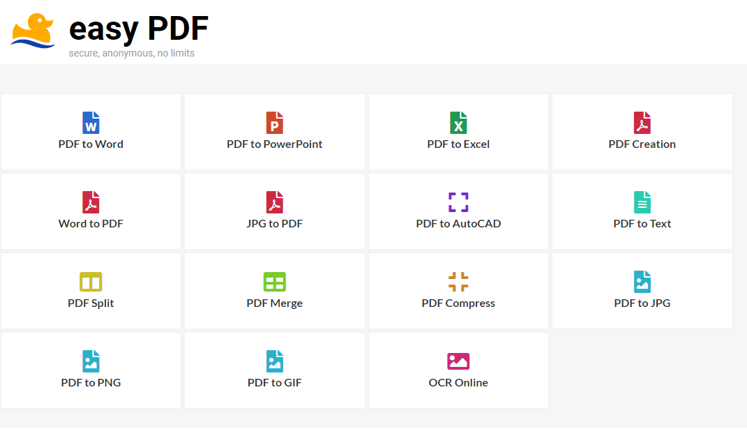 تطبيق easyPDF