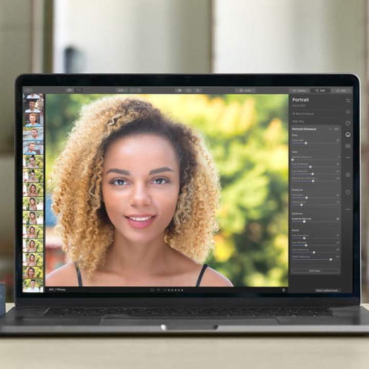كيفية تكبير الصورة في Luminar